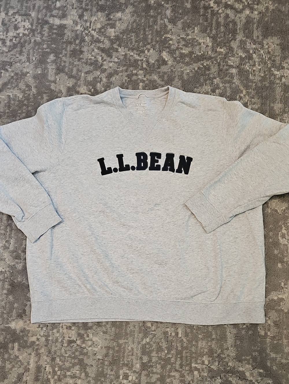 Men's L.LBean Grey Crewneck Sweatshirt Size 3xl
